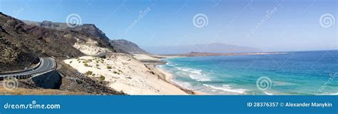 Road and Beaches of the Island of Sao Vicente, Cape Verde Stock Image ...