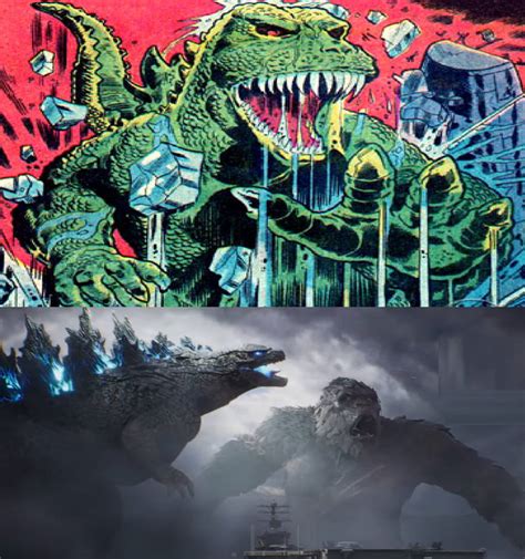 Godzilla and Kong vs Godzilla (Marvel Comics) by MnstrFrc on DeviantArt