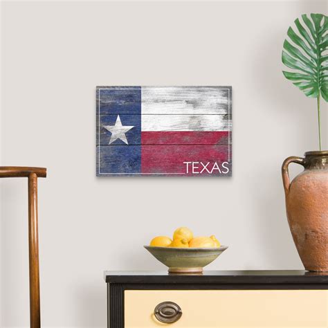 Texas State Flag on Wood Wall Art, Canvas Prints, Framed Prints, Wall ...