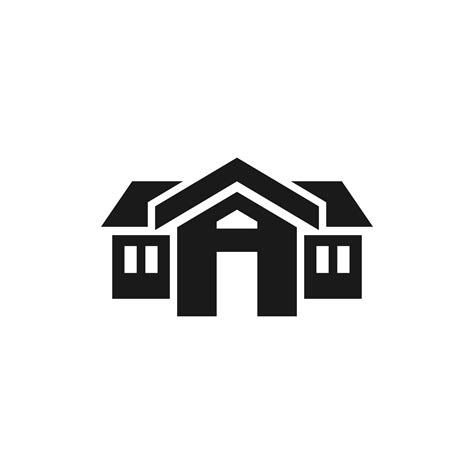 house building icon. Home Symbol for Location Plan Vector 4433864 ...