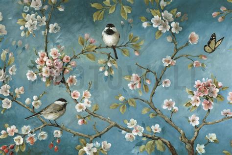 Blossom - Tapetit / tapetti | Chinoiserie wallpaper, Art prints ...