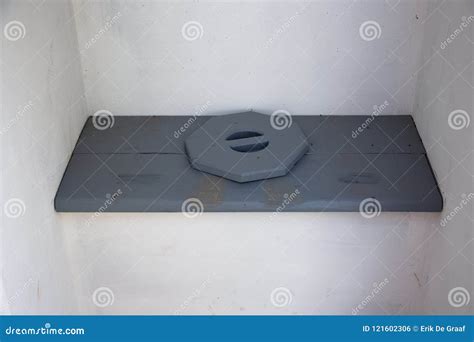 Traditional Dutch toilet stock photo. Image of private - 121602306