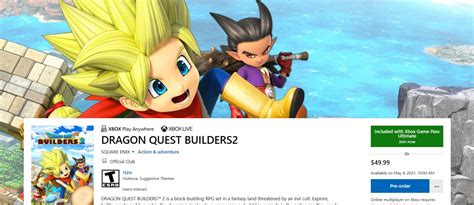 It's Official, Dragon Quest Builders 2 Is Coming To Xbox And Game Pass ...