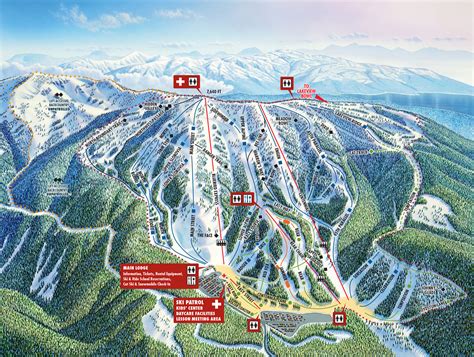 Brundage Trail Map | SkiCentral.com