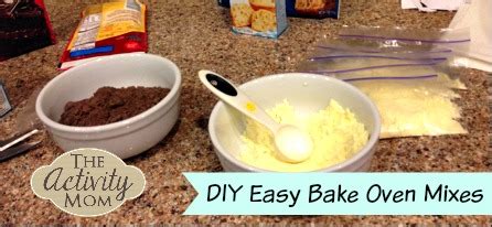 The Activity Mom - Make Your Own Easy Bake Oven Mixes - The Activity Mom