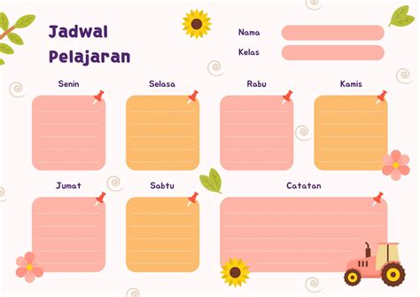 Contoh Jadwal Pelajaran Laki Laki Dan Perempuan Yang Unik Dan - Riset