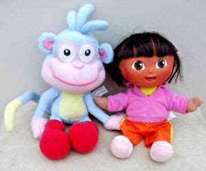 2001 Dora the Explorer Talking DORA & BOOTS Soft Plush Toys | eBay