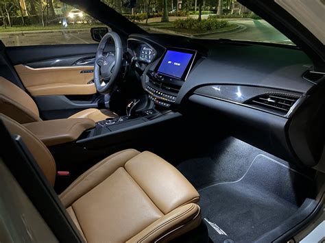 2021 Cadillac CT5-V Interior At Night: Live Photo Gallery