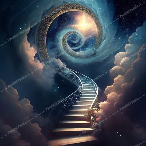 Infinite Stairs Heaven Digital Art Printable Art, Wall Art, Decoration, Instant Download, Gift ...