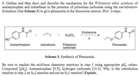 SOLVED: Outline and then draw and describe the mechanism for the ...