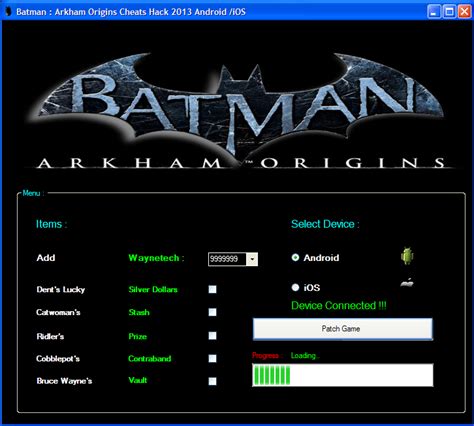 Batman Arkham Origins Cheats ( Android / iOS ) (2016) | GamesHacks