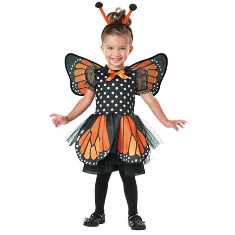 Monarch Butterfly Infant/Toddler Costume - 2T-4T - Walmart.com ...