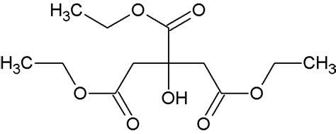 Chemical structure of triethyl citrate | Download Scientific Diagram