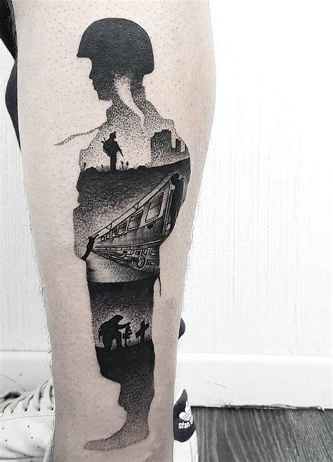 THEMATIC TATTOOS OF STUNNING WAR