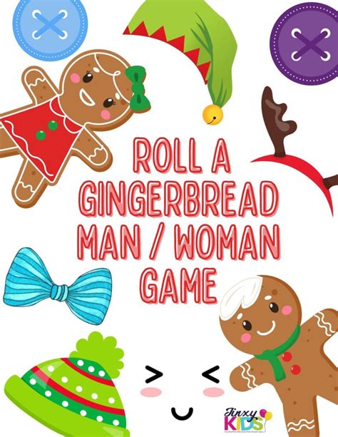 Roll & Decorate: A Festive Gingerbread Game for Christmas - Jinxy Kids