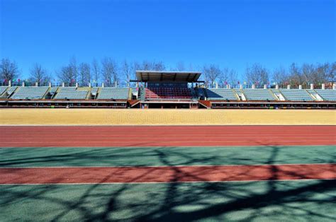 Beijing Sport University Main Stadium Track Stock Image - Image of main ...