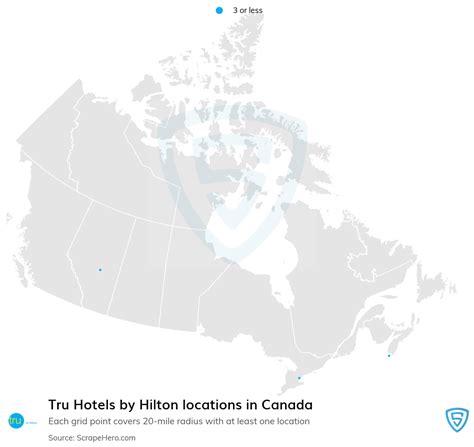 List of all Tru Hotels by Hilton locations in Canada - ScrapeHero Data Store