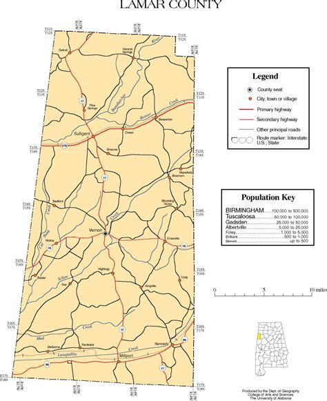 Lamar County, Alabama history, ADAH