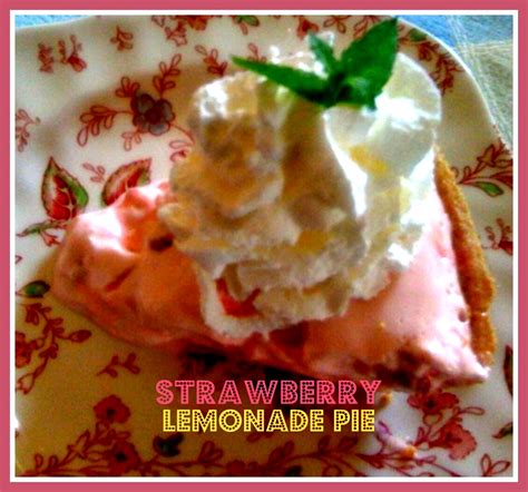Sweet Tea and Cornbread: Frozen Strawberry Lemonade Pie!