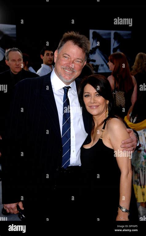 JONATHAN FRAKES and Marina Sirtis during the premiere of the new movie from Paramount Pictures ...