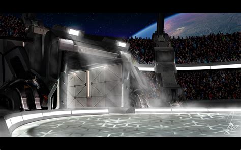 Jamie Warner - Galactic Coliseum: Sci-fi Arena concept