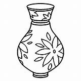 Flower Vase Coloring Pages At GetColoringscom  Free Printable sketch template