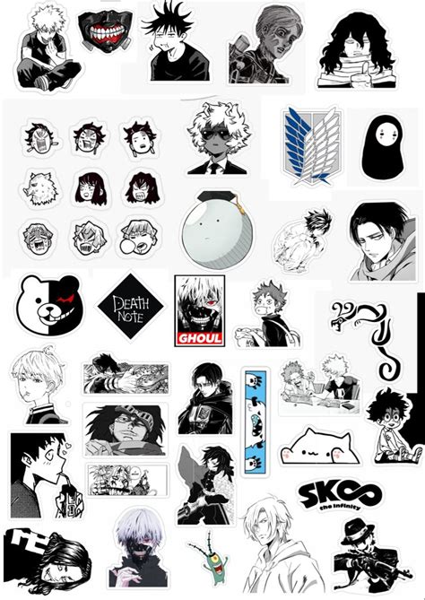 anime stickers for print | Anime stickers, Cute stickers, Anime printables