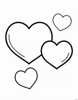 Easy Heart Coloring Page For Kids In Illustrator PDF SVG JPG EPS  sketch template