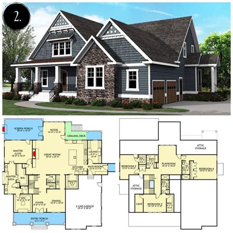 12 Modern Farmhouse Floor Plans - Rooms For Rent blog | Farmhouse floor ...