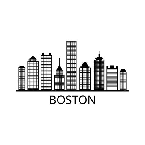 Boston Skyline Png Boston skyline silhouette png new york skyline vector png minneapolis skyline ...