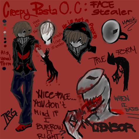 CREEPYPASTA OC: Face Stealer by TrossGilmore on DeviantArt