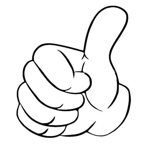 12.8cm*15cm Cartoon Hand Gesture Thumb Up Success Decor Vinyl Decal Car ...