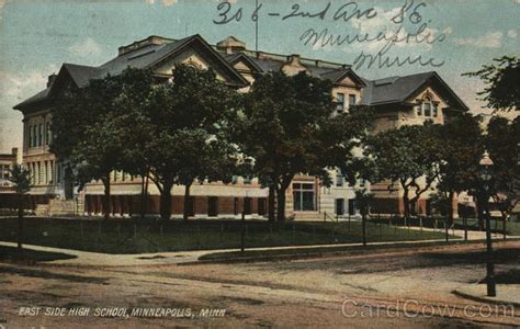 East Side High School Minneapolis, MN Postcard