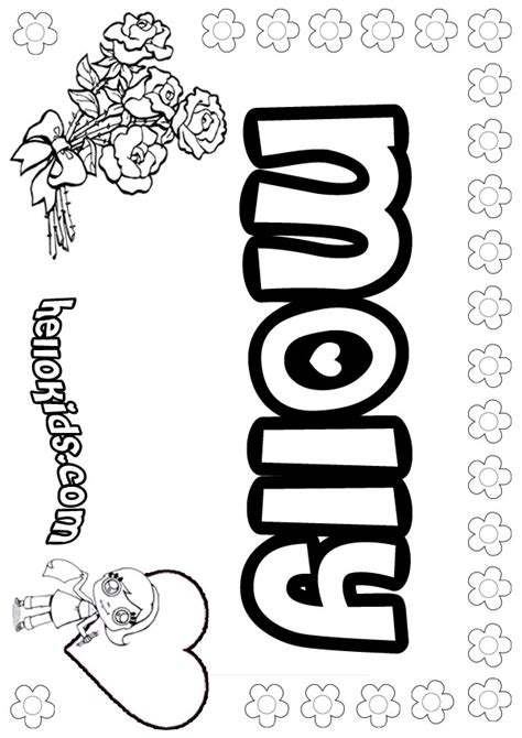 Molly coloring pages - Hellokids.com