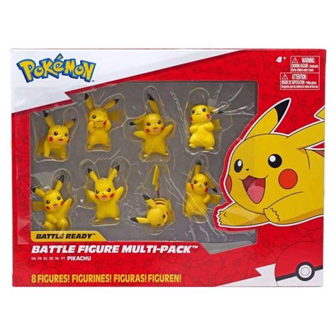 Pokemon - Pikachu Battle Figure 8-Pack - Toys and Collectibles - EB ...