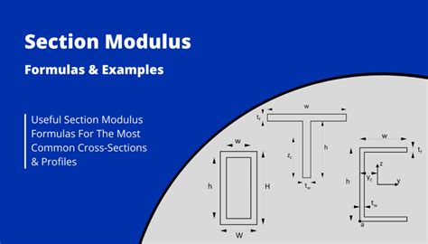 Section Modulus Formulas For Different Shapes {2024} - Structural Basics