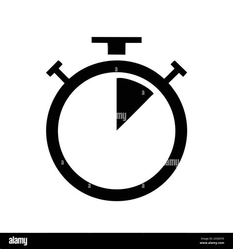 clock logo icon isolated. Watch object, time office symbol. Clock flat ...