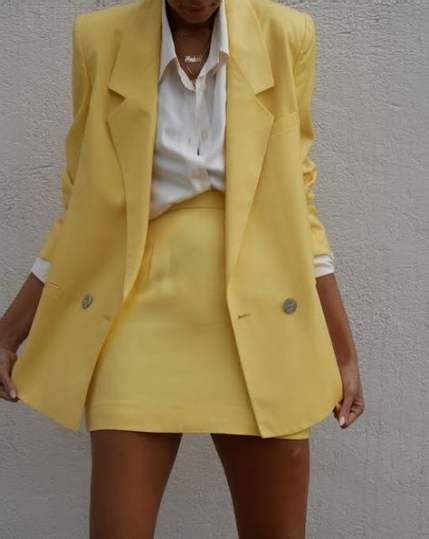 Super dress yellow pastel 29 Ideas | Fashion, Womens suit outfits, Trendy outfits