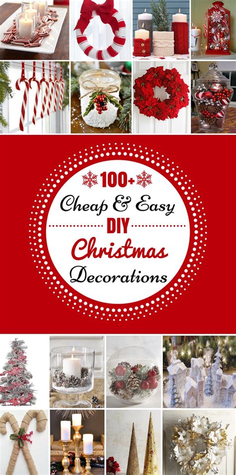 100 Cheap & Easy DIY Christmas Decorations - Prudent Penny Pincher