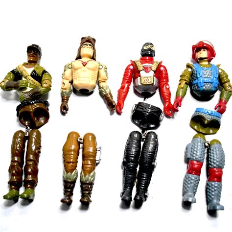 G.I.Joe GI Joe 1980's Action Force figures for repair @sold@ | Gi joe, Bg color, Action figures