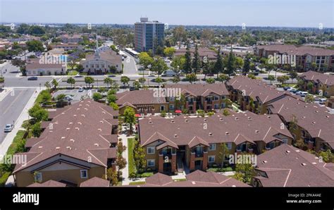 Daytime aerial view of Norwalk, California, USA Stock Photo - Alamy