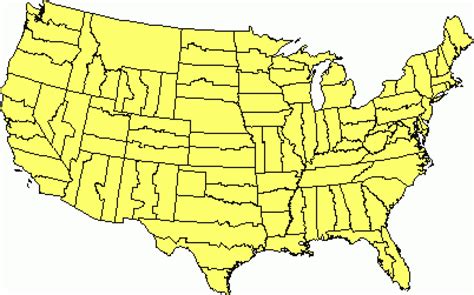 State Plane Coordinate System Map - Printable Map