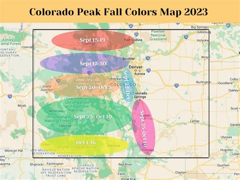 When and Where to See Peak Colorado Fall Colors 2023 + MAP