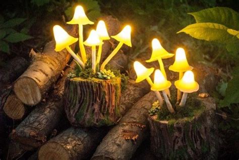 Creator of fairy night light | Fairy decor, Handmade lamps, Mushroom lights