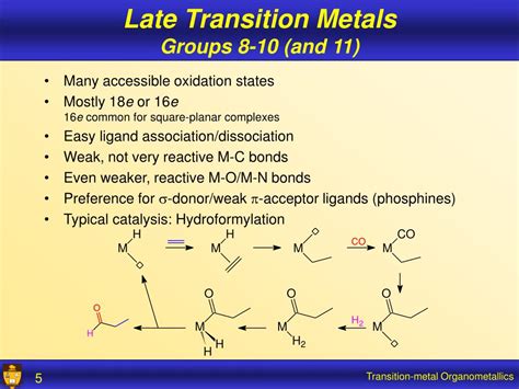PPT - Transition-metal Organometallics PowerPoint Presentation, free download - ID:795514