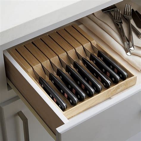 Wüsthof Gourmet In-Drawer Steak Knife Set + Reviews | Crate and Barrel | Steak knives, Steak ...