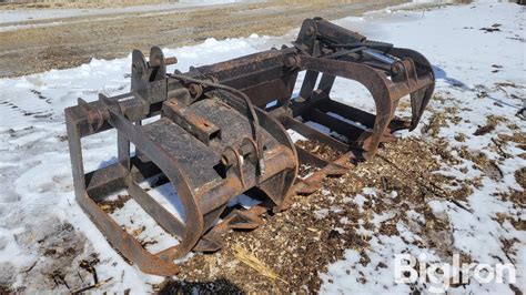 Skid Steer 6' Grapple Bucket Attachment BigIron Auctions