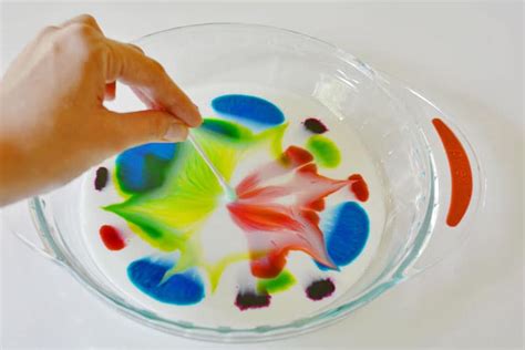 Color Changing Milk Experiment and Video