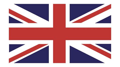 Flag of The United Kingdom. Official proportion dimension and colors ...