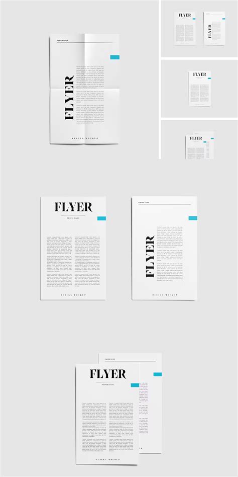 A4 flyer Mockup on Behance :: Behance